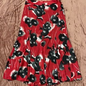 Red Floral skirt from Cato